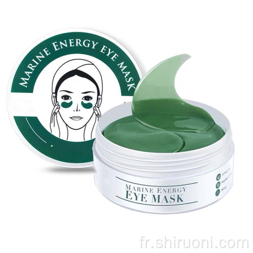 Masque pour les yeux Supprimer le masque pour les yeux aux algues vertes